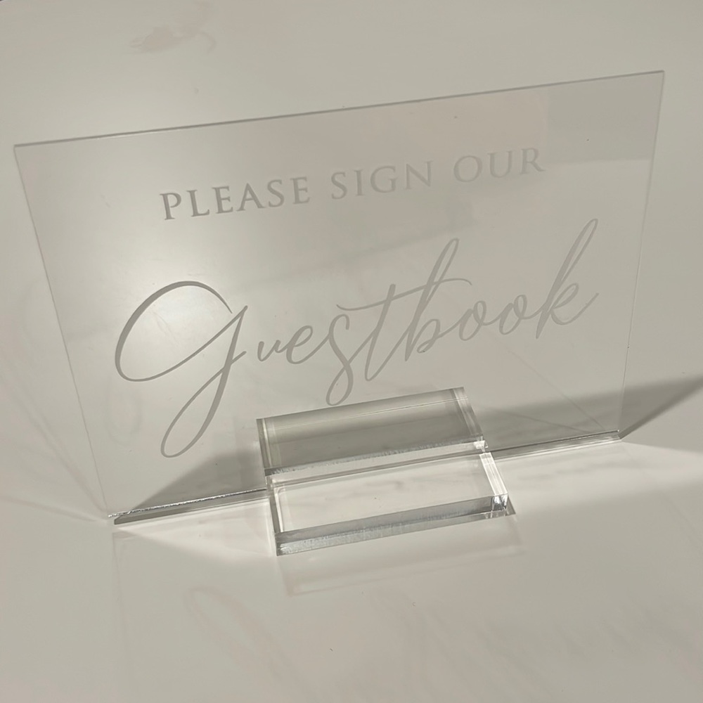 Please Sign Our Guestbook sign 5x7